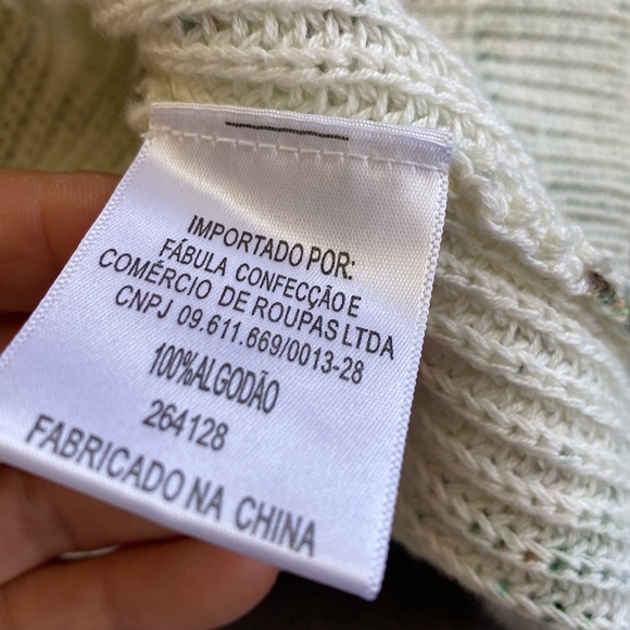 NWT Farm Rio gorgeous embroidered sweater Large P - Picture 8 of 8